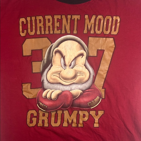 Disney Red Grumpy Graphic Tee - Picture 2 of 6